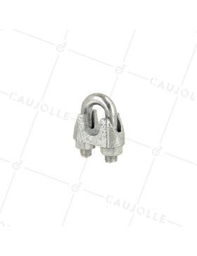 SUJETACABLES CON FIJACIÓN DE ACERO PARA CABLE DE 10 MM • Caujolle