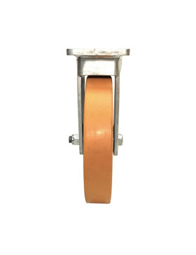 RUEDA INDUSTRIAL FIJA DE MANUTENCIÓN DE HIERRO FUNDIDO Y POLIURETANO DIÁMETRO 400 MM CARGA 2500 KG - STEC400FIXE