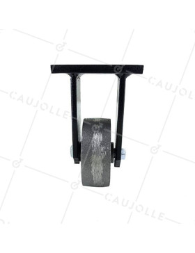 RUEDA INDUSTRIAL VINTAGE DE HIERRO FUNDIDO FIJA DIÁMETRO 80 MM CARGA 200 KG - INDUSTYL80F