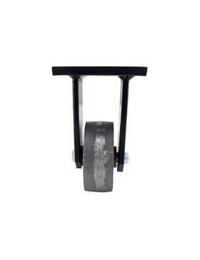 RUEDA INDUSTRIAL VINTAGE DE HIERRO FUNDIDO FIJA DIÁMETRO 80 MM CARGA 200 KG - INDUSTYL80F
