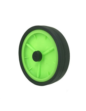Roue de transat verte diamètre 200 mm axe 14 mm
