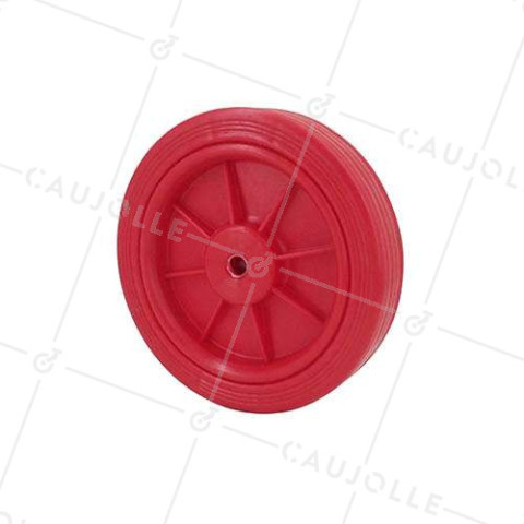 Rueda RUEDA PLÁSTICA DIÁMETRO 125 MM CARGA 30 KG EJE 8 MM - S2011 • Caujolle