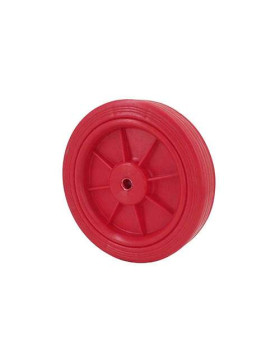 Rueda roja de polipropileno diámetro 125mm S2011