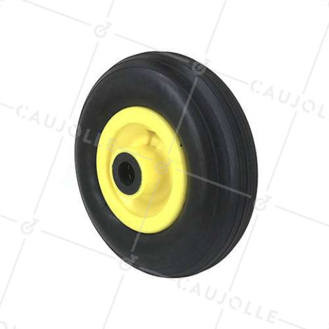 RUEDA IMPINCHABLE, DIÁMETRO DE 200 MM, CARGA DE 50 KG, EJE DE 20 MM - S3500R20 • Caujolle