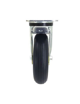 ROULETTE INCREVABLE PIVOTANTE À FREIN DIAMÈTRE 200 MM