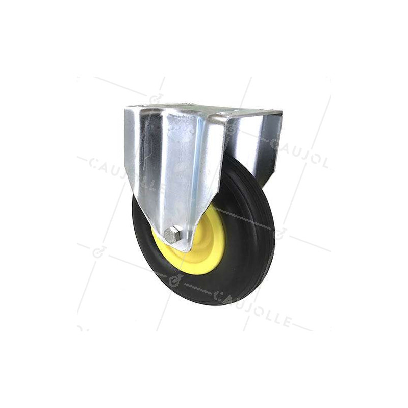 ROULETTE INCREVABLE SOUPLE FIXE POUR GRAVIER DIAMÈTRE 200 MM