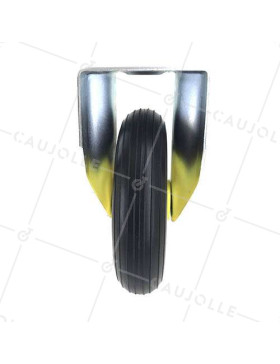 ROULETTE INCREVABLE SOUPLE FIXE POUR GRAVIER DIAMÈTRE 200 MM