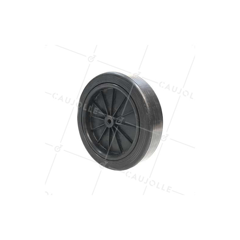 Roue noire en polypropylène diamètre 250 mm S2011