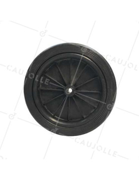 Roue noire en polypropylène diamètre 250 mm S2011