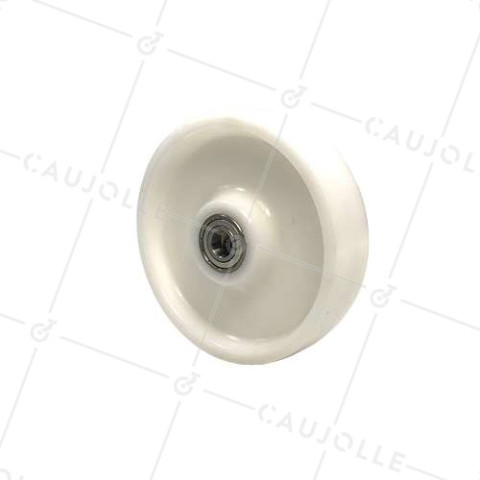 RUEDA REFORZADA DE NAILON CON DIÁMETRO DE 200 MM, CARGA DE 1000 KG, EJE DE 20 MM  • Caujolle