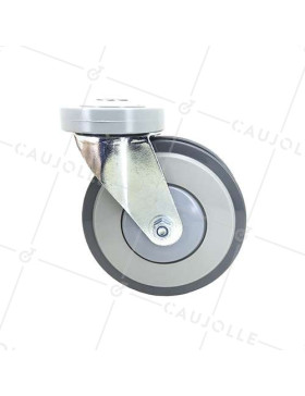 RUEDA PARA ESCALERAS MECÁNICAS DE CARRITOS DE NYLON DIÁMETRO 125 MM CARGA 80 KG - ESCALATOR 125 O