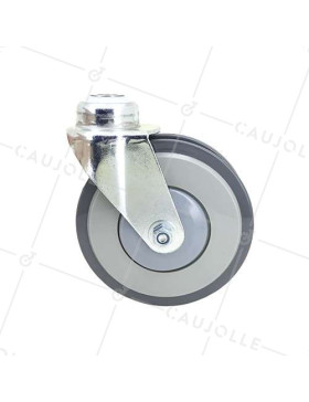 RUEDA PARA ESCALERAS MECÁNICAS DE CARRITOS DE NYLON DIÁMETRO 125 MM CARGA 80 KG - ESCALATOR 125 O