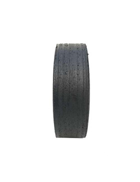 ROUE LARGE CAOUTCHOUC JANTE PLASTIQUE DIAMÈTRE 200 MM AXE 25 MM - S2750P200R25