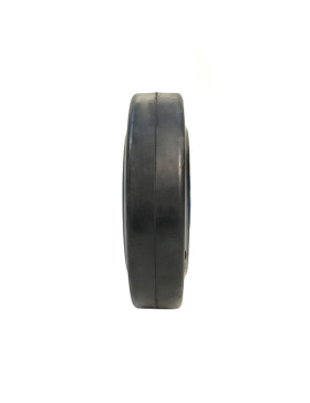 ROUE EN FONTE BANDAGE SOUPLE DIAMÈTRE 125MM AXE 20MM S2750F125/50