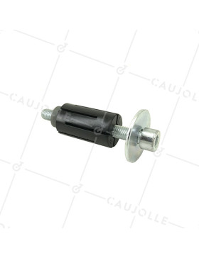 Douille de fixation EXPANSIBLE para tubo redondo de 27 mm a 29 mm interior Y Rotante CON AGUJERO DE 10 a 12 MM • Caujolle
