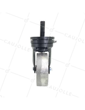 RUEDA DE HIERRO FUNDIDO VINTAGE, DIÁMETRO DE 100 MM, CARGA DE 250 KG CON VARILLA ROSCADA DE 16 MM - INDUSTYL100TF
