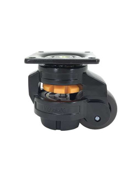RUEDA GIRATORIA TRANSFORMABLE EN PIE FIJO ANTI VIBRACIONES DIÁMETRO 50 MM CARGA 250 KG - ESTABILIZADOR 50