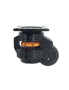 RUEDA GIRATORIA TRANSFORMABLE EN PIE FIJO ANTI VIBRACIONES DIÁMETRO 50 MM CARGA 250 KG - ESTABILIZADOR 50