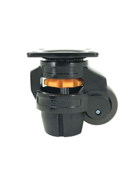 RUEDA GIRATORIA TRANSFORMABLE EN PIE FIJO ANTI VIBRACIONES DIÁMETRO 50 MM CARGA 250 KG - ESTABILIZADOR 50