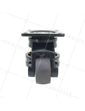 RUEDA GIRATORIA TRANSFORMABLE EN PIE FIJO ANTI VIBRACIONES DIÁMETRO 50 MM CARGA 250 KG - ESTABILIZADOR 50