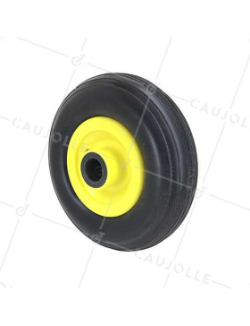 RUEDA IMPINCHABLE, DIÁMETRO DE 200 MM, CARGA DE 50 KG, EJE DE 25 MM - S3500R25 • Caujolle