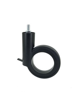 RUEDA FUTURISTA NEGRA CON VARILLA ROSCADA DE 8 MM CON UN DIÁMETRO DE 90 MM CARGA 50 KG - GRAVITY90TFN8