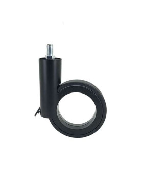 RUEDA FUTURISTA NEGRA CON VARILLA ROSCADA DE 10 MM CON UN DIÁMETRO DE 90 MM CARGA 50 KG - GRAVITY90TFN10
