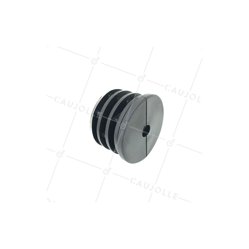 EMBOUT DE FIXATION POUR ROULETTE À OEIL DE 8MM ET TUBE CARRÉ DE 20MM ÉPAISSEUR 1,5MM