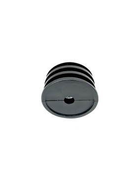 EMBOUT DE FIXATION POUR ROULETTE À OEIL DE 8MM ET TUBE CARRÉ DE 20MM ÉPAISSEUR 1,5MM