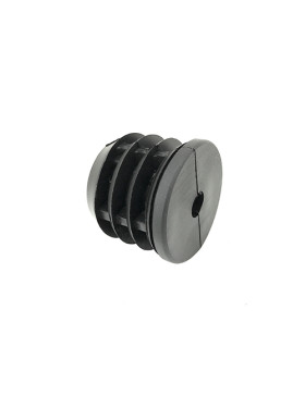 EMBOUT DE FIXATION POUR ROULETTE À OEIL DE 8MM ET TUBE CARRÉ DE 20MM ÉPAISSEUR 1,5MM