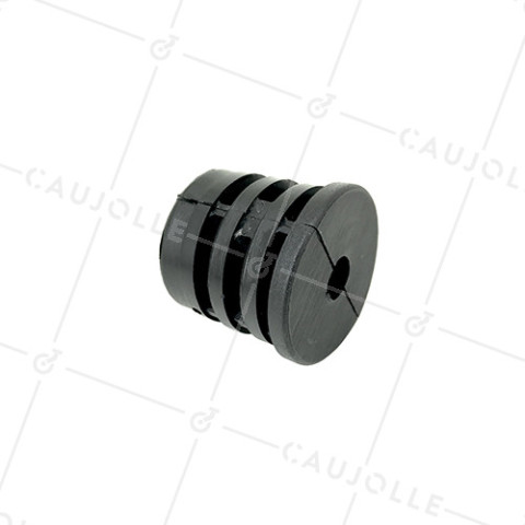 CONECTOR DE FIJACIÓN PARA TUBO REDONDO DE 45 MM EXTERIOR 41 MM INTERIOR PARA RUEDA CON AGUJERO DE 10 MM • Caujolle