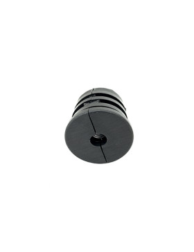 EMBOUT DE FIXATION POUR ROULETTE À OEIL DE 8MM ET TUBE CARRÉ DE 20MM ÉPAISSEUR 1,5MM