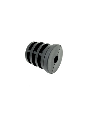 EMBOUT DE FIXATION POUR ROULETTE À OEIL DE 8MM ET TUBE CARRÉ DE 20MM ÉPAISSEUR 1,5MM