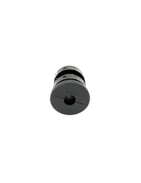 EMBOUT DE FIXATION POUR ROULETTE À OEIL DE 8MM ET TUBE CARRÉ DE 20MM ÉPAISSEUR 1,5MM