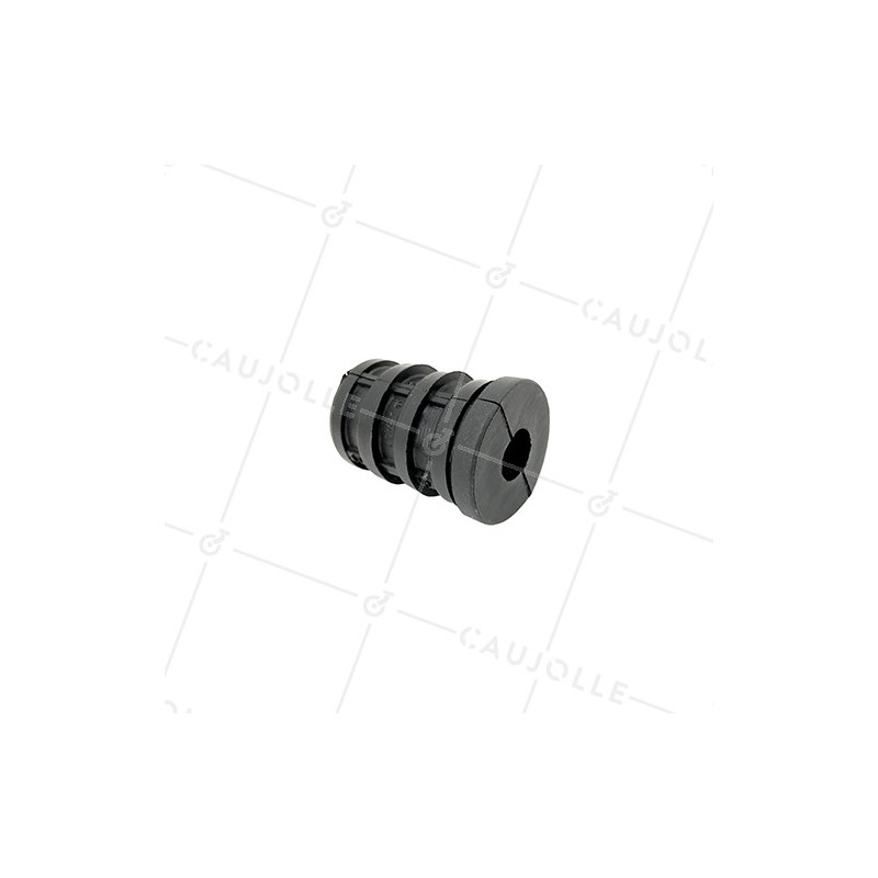 EMBOUT DE FIXATION POUR ROULETTE À OEIL DE 8MM ET TUBE CARRÉ DE 20MM ÉPAISSEUR 1,5MM
