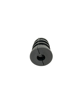 EMBOUT DE FIXATION POUR ROULETTE À OEIL DE 8MM ET TUBE CARRÉ DE 20MM ÉPAISSEUR 1,5MM