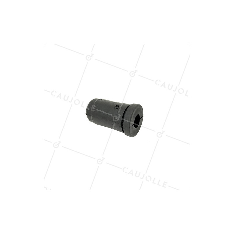 EMBOUT DE FIXATION POUR ROULETTE À OEIL DE 8MM ET TUBE CARRÉ DE 20MM ÉPAISSEUR 1,5MM