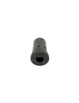 EMBOUT DE FIXATION POUR ROULETTE À OEIL DE 8MM ET TUBE CARRÉ DE 20MM ÉPAISSEUR 1,5MM