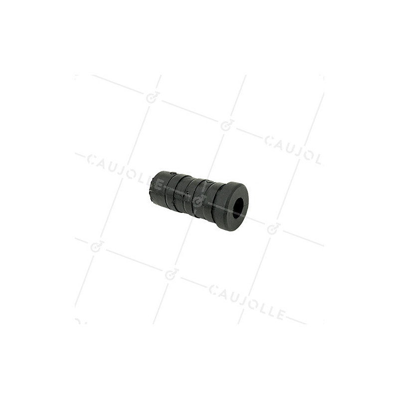 EMBOUT DE FIXATION POUR ROULETTE À OEIL DE 8MM ET TUBE CARRÉ DE 20MM ÉPAISSEUR 1,5MM