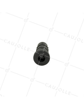 EMBOUT DE FIXATION POUR ROULETTE À OEIL DE 8MM ET TUBE CARRÉ DE 20MM ÉPAISSEUR 1,5MM