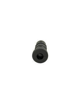 EMBOUT DE FIXATION POUR ROULETTE À OEIL DE 8MM ET TUBE CARRÉ DE 20MM ÉPAISSEUR 1,5MM