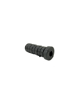 EMBOUT DE FIXATION POUR ROULETTE À OEIL DE 8MM ET TUBE CARRÉ DE 20MM ÉPAISSEUR 1,5MM