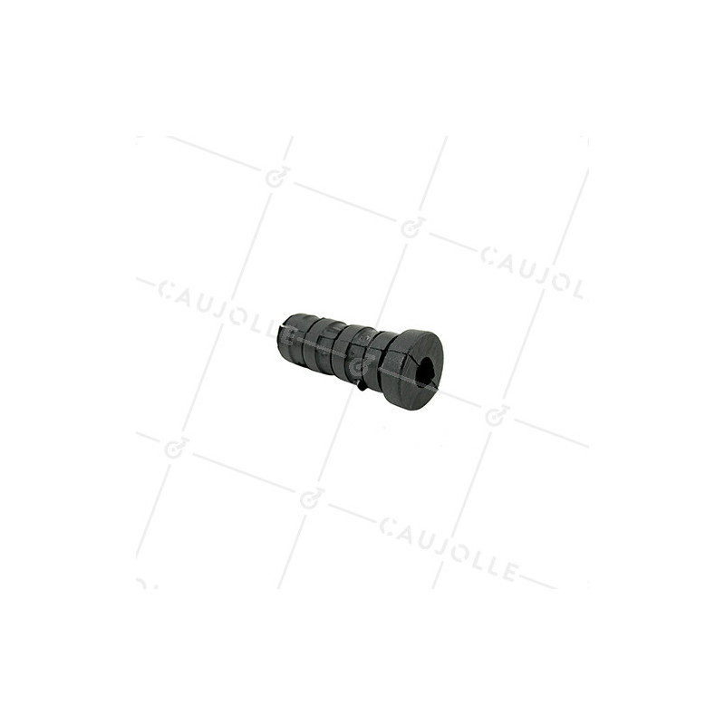EMBOUT DE FIXATION POUR ROULETTE À OEIL DE 8MM ET TUBE CARRÉ DE 20MM ÉPAISSEUR 1,5MM