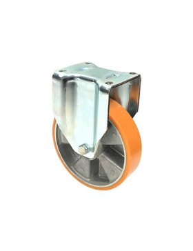 RUEDA FIJA DE POLIURETANO REFORZADA Y LLANTA DE ALUMINIO CON UN DIÁMETRO DE 200 MM CARGA 800 KG - S79AR 200