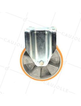 RUEDA FIJA DE POLIURETANO REFORZADA Y LLANTA DE ALUMINIO CON UN DIÁMETRO DE 200 MM CARGA 800 KG - S79AR 200