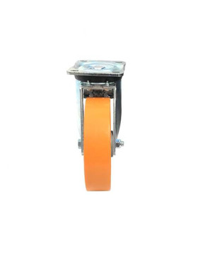 RUEDA CON FRENO DE POLIURETANO REFORZADA Y LLANTA DE ALUMINIO CON UN DIÁMETRO DE 200 MM CARGA 800 KG - S78AR 200AF 
