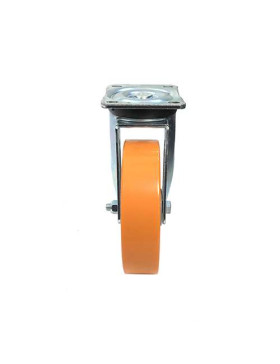 RUEDA GIRATORIA DE POLIURETANO REFORZADA Y LLANTA DE ALUMINIO CON UN DIÁMETRO DE 200 MM CARGA 800 KG - S78AR 200