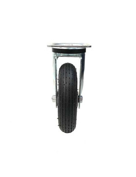 RUEDA GIRATORIA CON NEUMÁTICO INFLABLE ACANALADO CON UN DIÁMETRO DE 200 MM Y CARGA DE 60 KG
