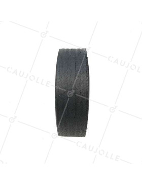 ROUE LARGE EN CAOUTCHOUC JANTE PLASTIQUE DIAMÈTRE 250 MM CHARGE 350 KG AXE 20 MM - S2650P 250