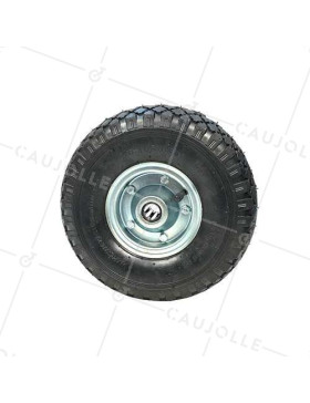 RUEDA DE DIABLO INFLADA LLANTA DE CHAPA DIÁMETRO 260 MM CARGA 150 KG EJE 20 MM - S2700T R20 (NEUMÁTICO 3.00-4)